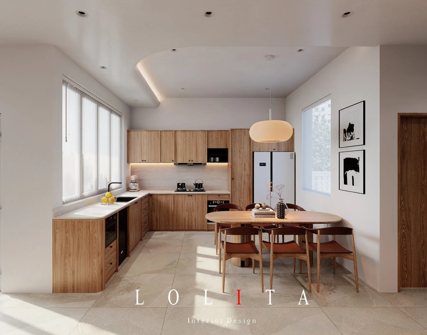 Living Room - Dining Room Modern Vantage SketchUp Model Free Download ID 218000203 (Thanh Cong)