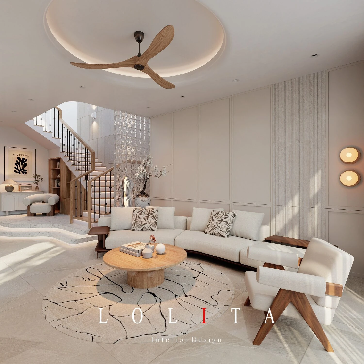 Living Room - Dining Room Modern Vantage SketchUp Model Free Download ID 218000203 (Thanh Cong)