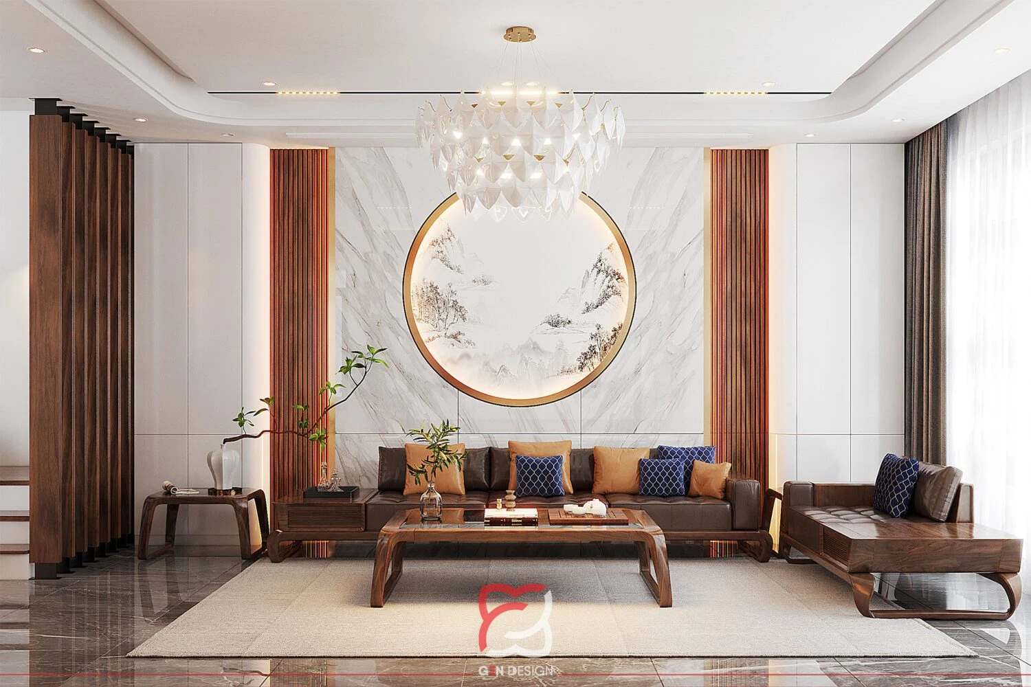 SketchUp Free Living Room - Dining Room Modern Vray 3D Model Free Download SketchUp ID 218000155 (Ha Anh)