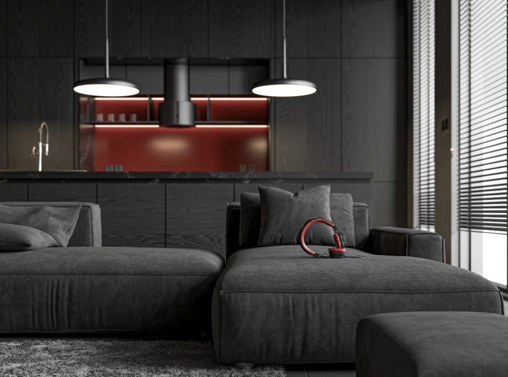 Living Room - Dining Room Modern Vray Free Download SketchUp Models ID 218000227 (Thanh Trung)