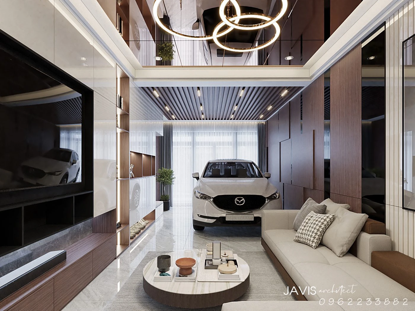 SketchUp Free Living Room - Dining Room SketchUp Model Download Enscape Modern Free ID 218000199 (Hoang Thang)