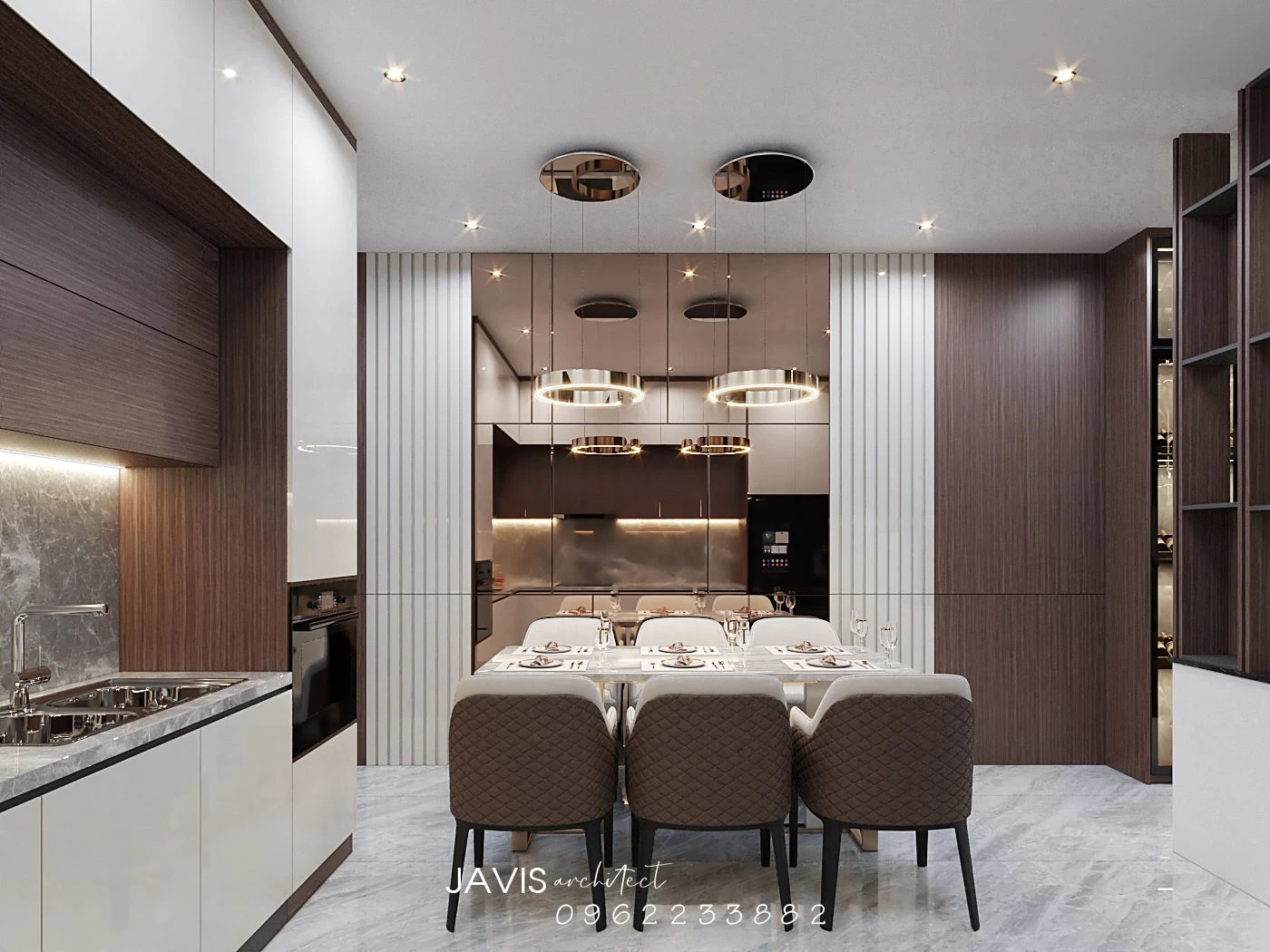 SketchUp Free Living Room - Dining Room SketchUp Model Download Enscape Modern Free ID 218000199 (Hoang Thang)