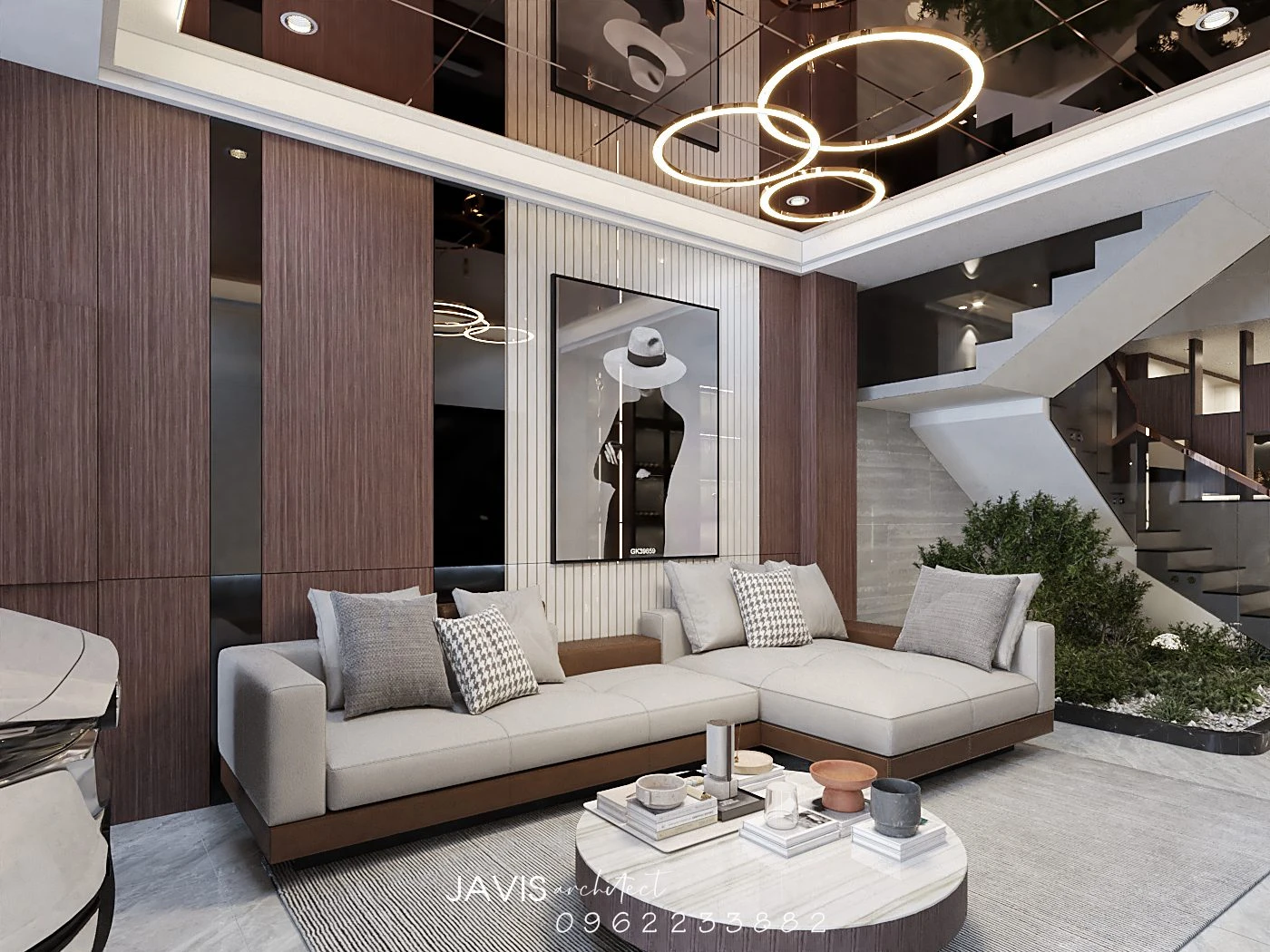 SketchUp Free Living Room - Dining Room SketchUp Model Download Enscape Modern Free ID 218000199 (Hoang Thang)