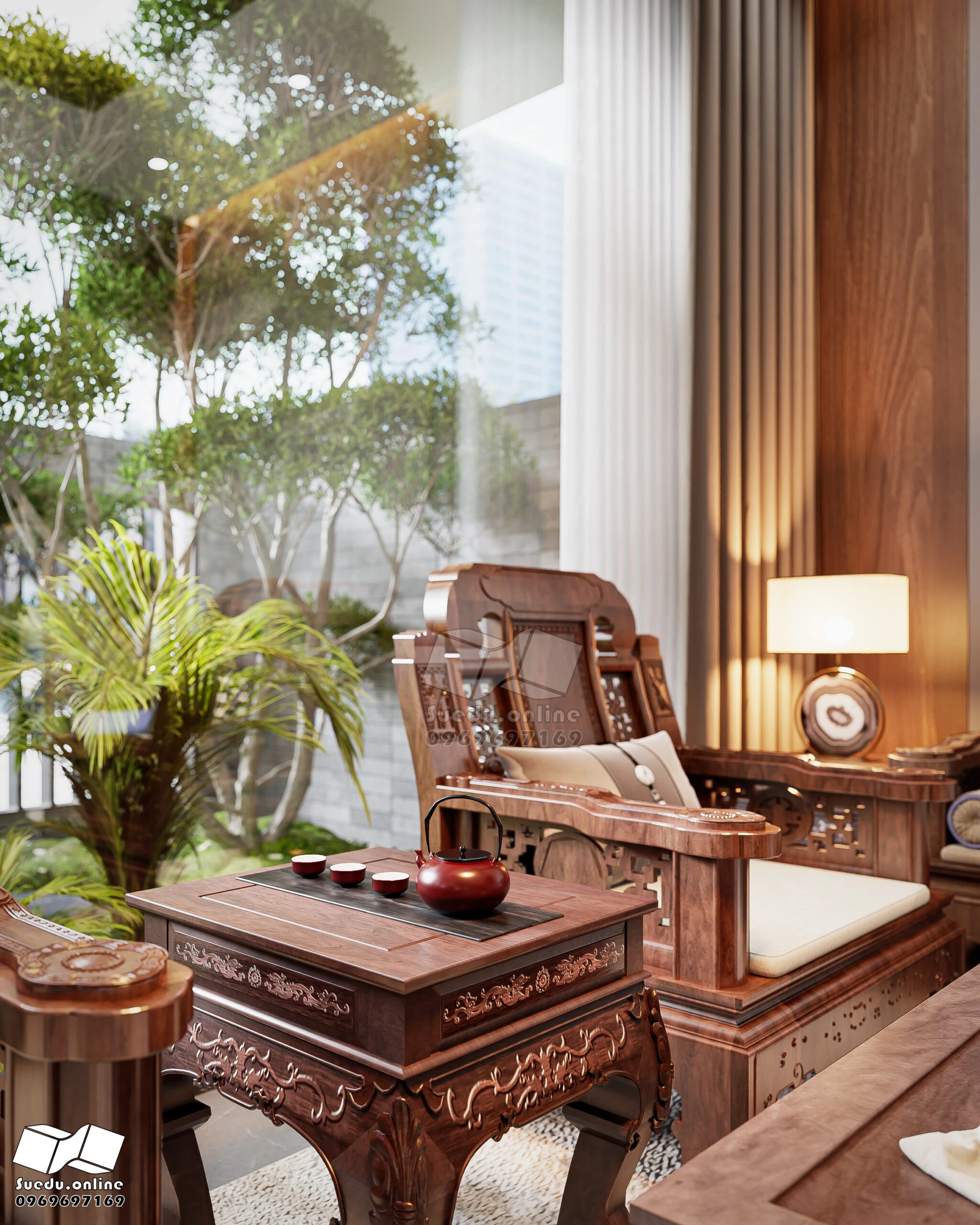 Living Room - Dining Room SketchUp Model Download Vantage Modern Free ID 218000229 (Phan Thuc)