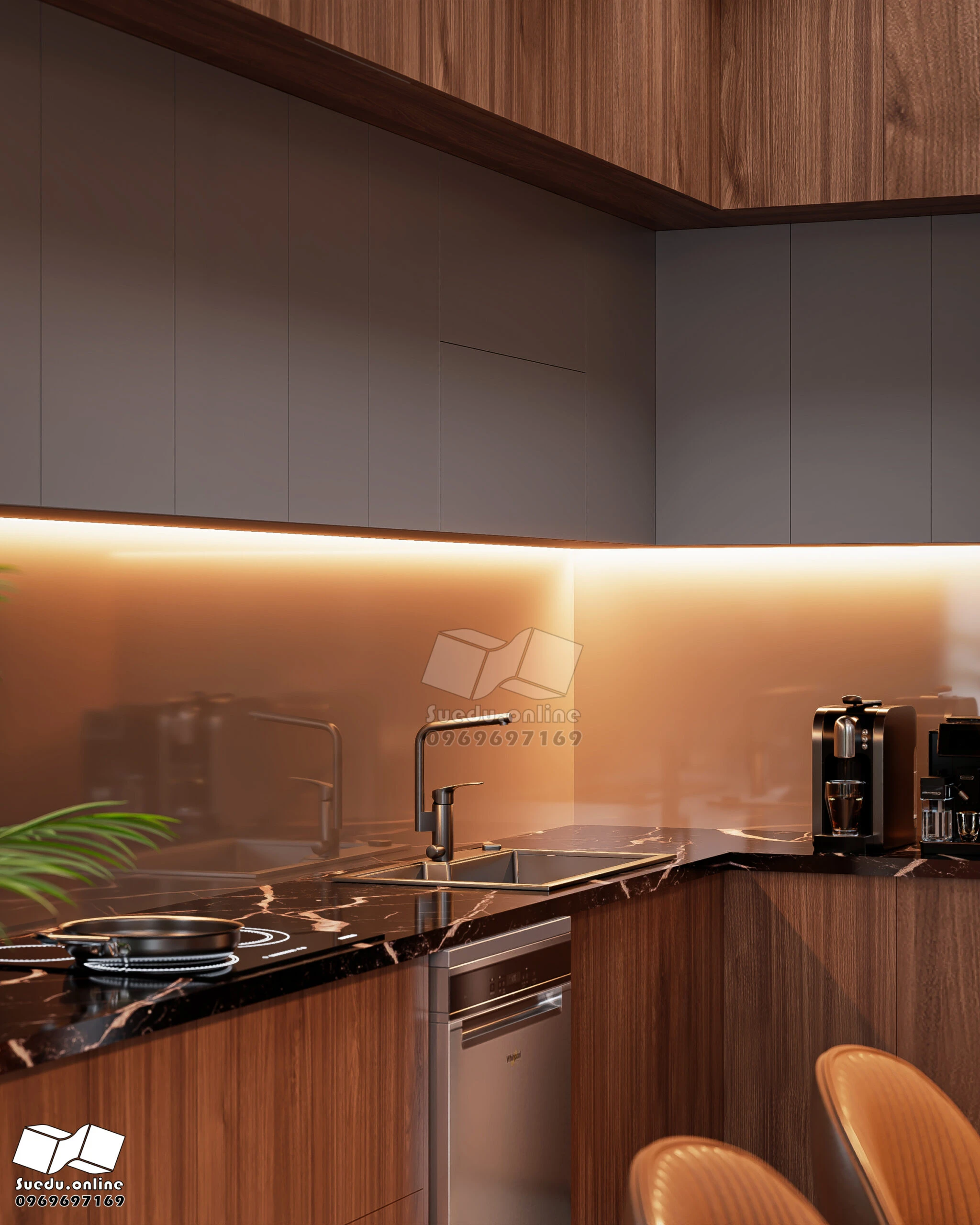 Living Room - Dining Room SketchUp Model Download Vantage Modern Free ID 218000229 (Phan Thuc)