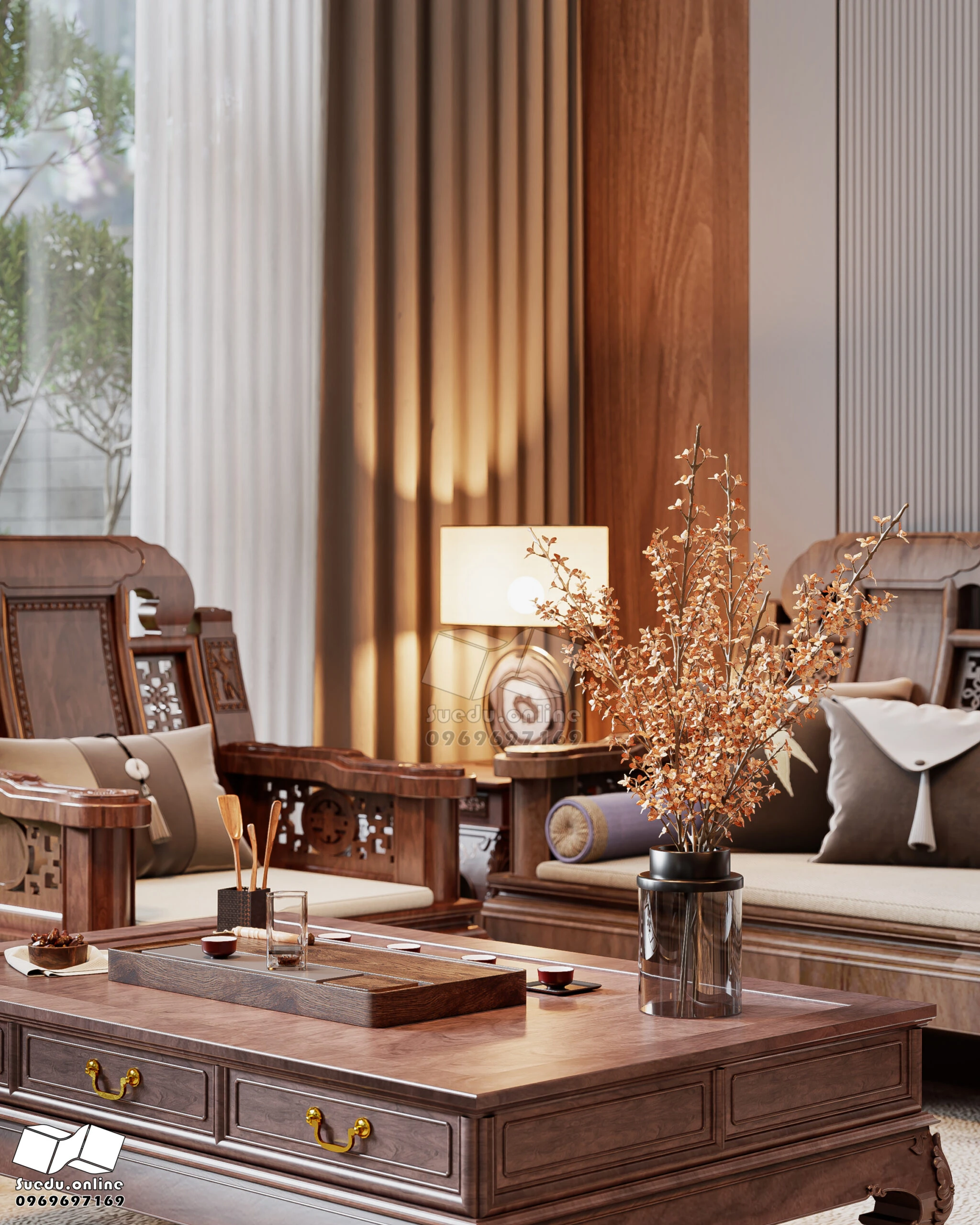 Living Room - Dining Room SketchUp Model Download Vantage Modern Free ID 218000229 (Phan Thuc)