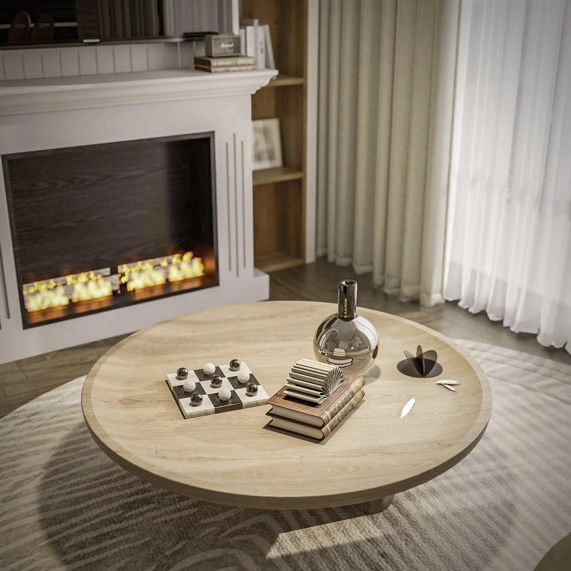 SketchUp Free Living Room - Dining Room SketchUp Model Free D5 Modern Download ID 218000211 (Le Ngoc Son)