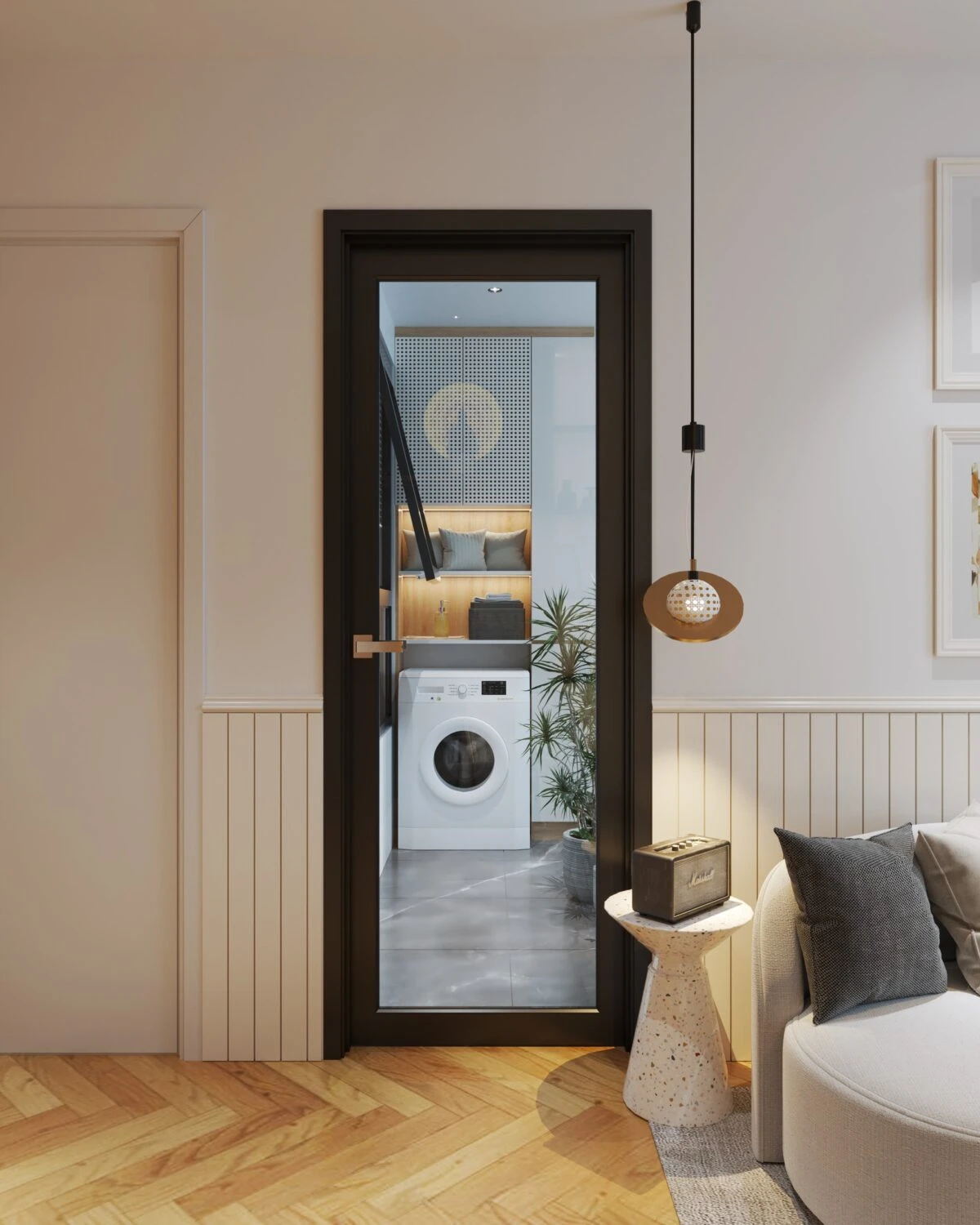 Living Room - Dining Room SketchUp Model Free Download Modern ID 218000163 (Le Manh Tien)