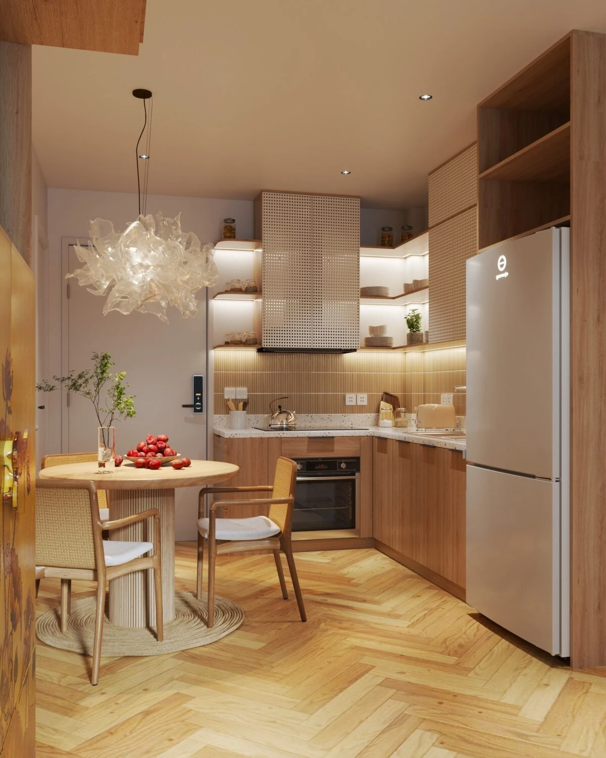 Living Room - Dining Room SketchUp Model Free Download Modern ID 218000163 (Le Manh Tien)