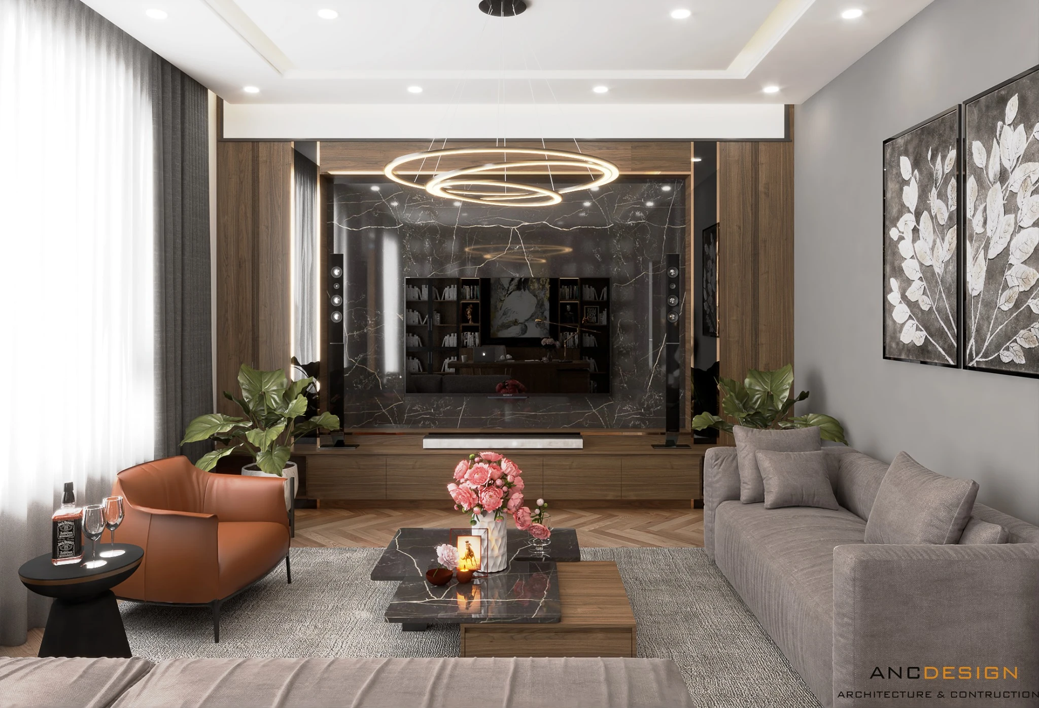 Living Room Download SketchUp Models Modern Free ID 100000345 (Tien Dang)