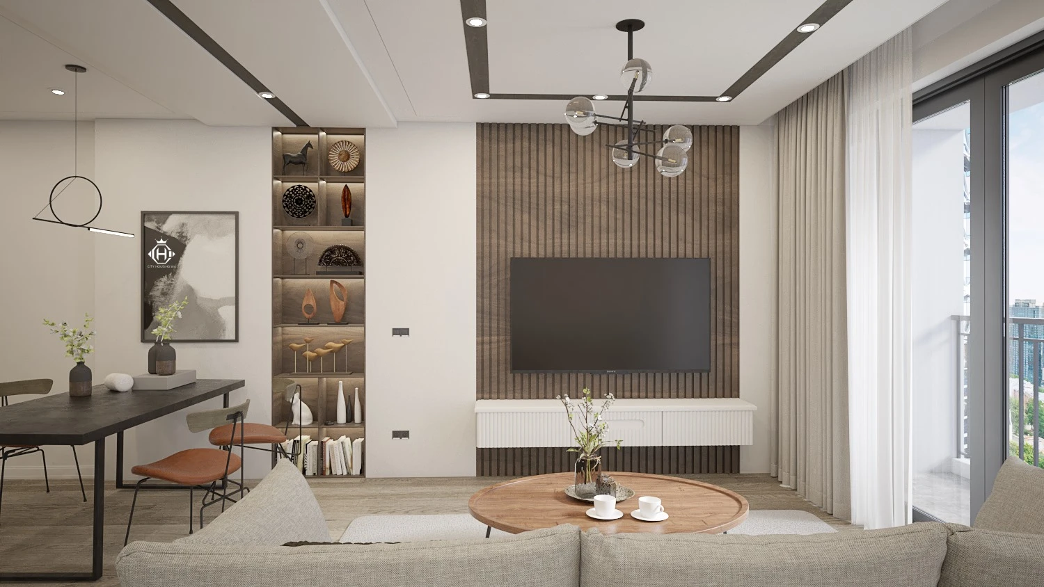 Living Room Enscape Model Free Download Modern ID 100000248 (Quoc Anh)