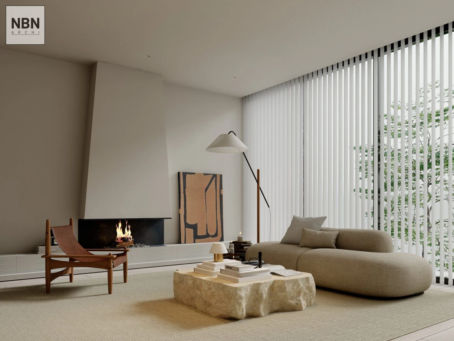 Living Room Free Download SketchUp Models Vray Modern ID 100000387 (Nguyen Ba Nghia)