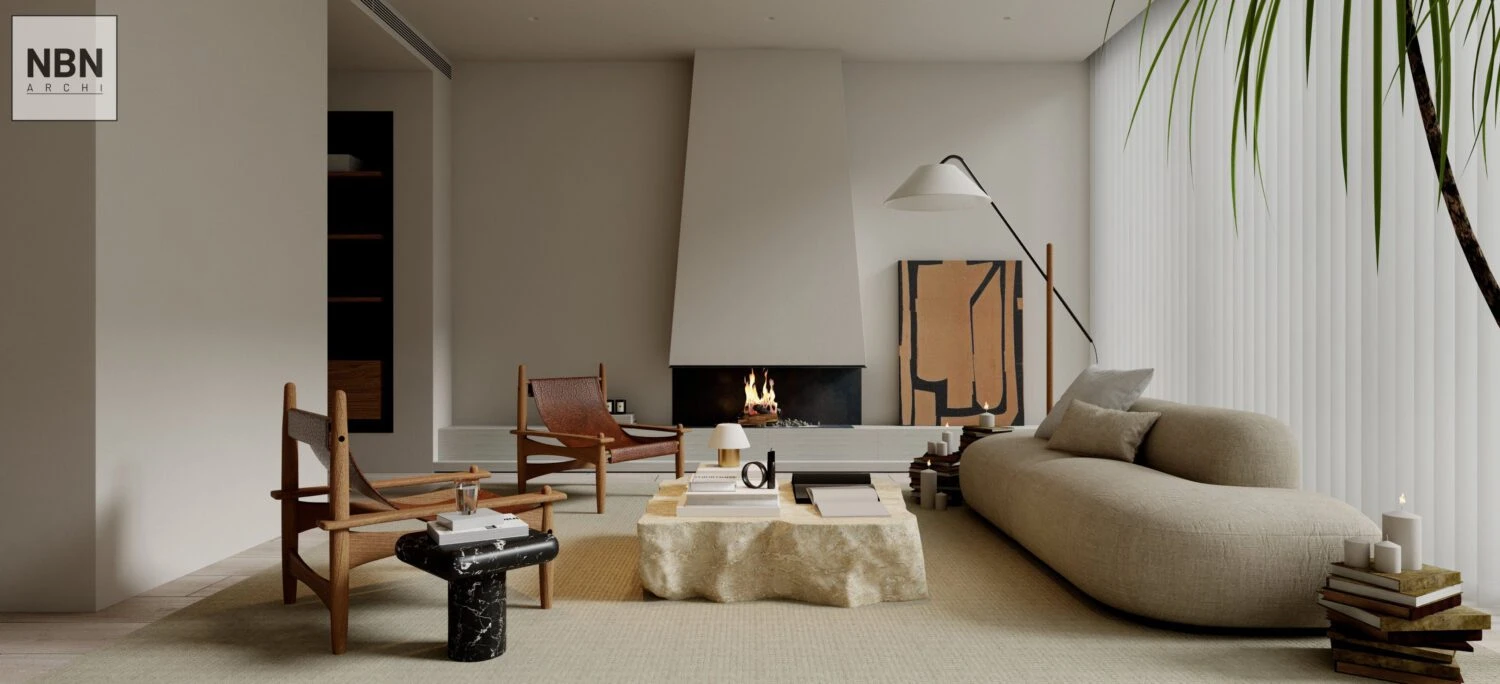 Living Room Free Download SketchUp Models Vray Modern ID 100000387 (Nguyen Ba Nghia)