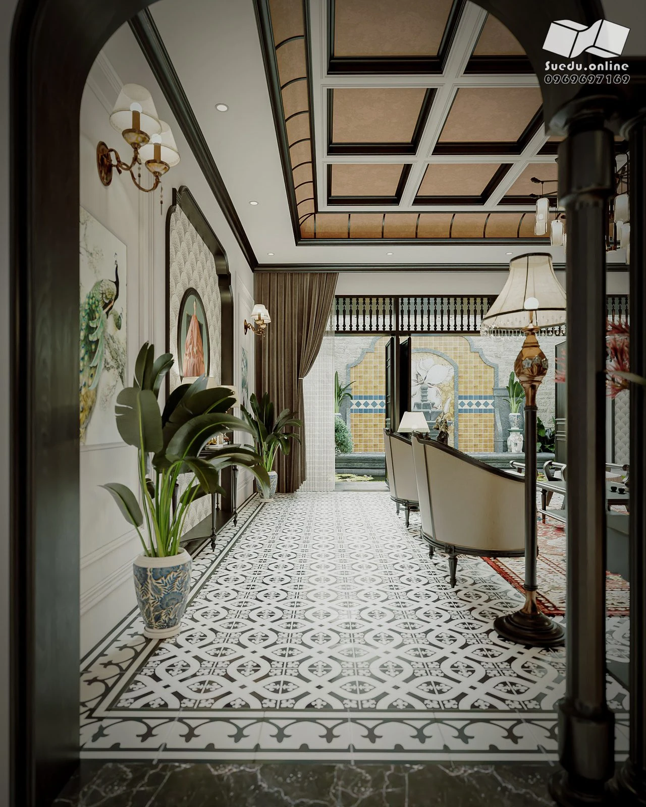 SketchUp Free Living Room Indochine Vantage Free Download SketchUp Models ID 100000427 (Phan Thuc)