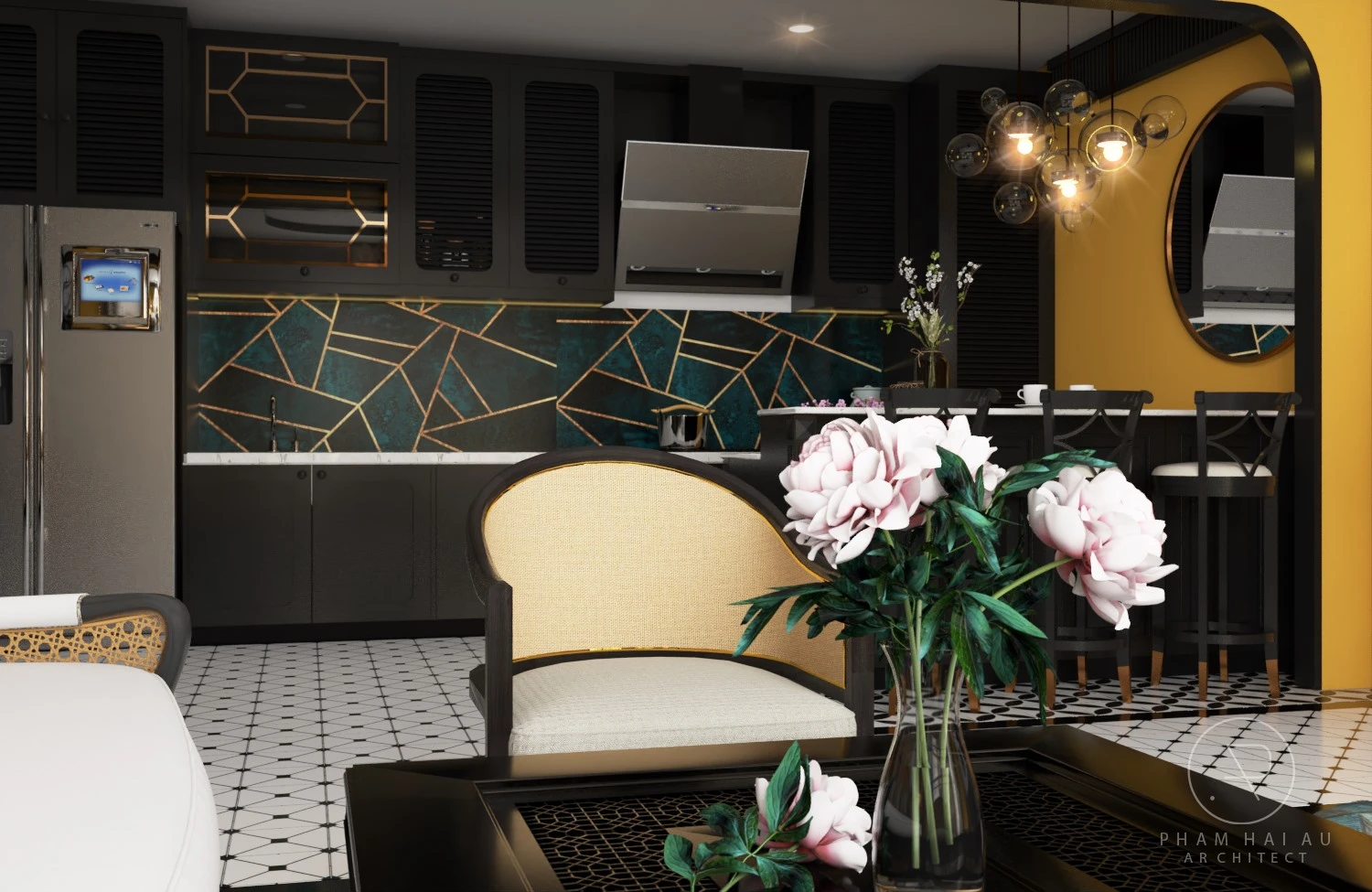 Living Room Indochine Vray Enscape Model Free Download ID 100000258 (Hai Au)