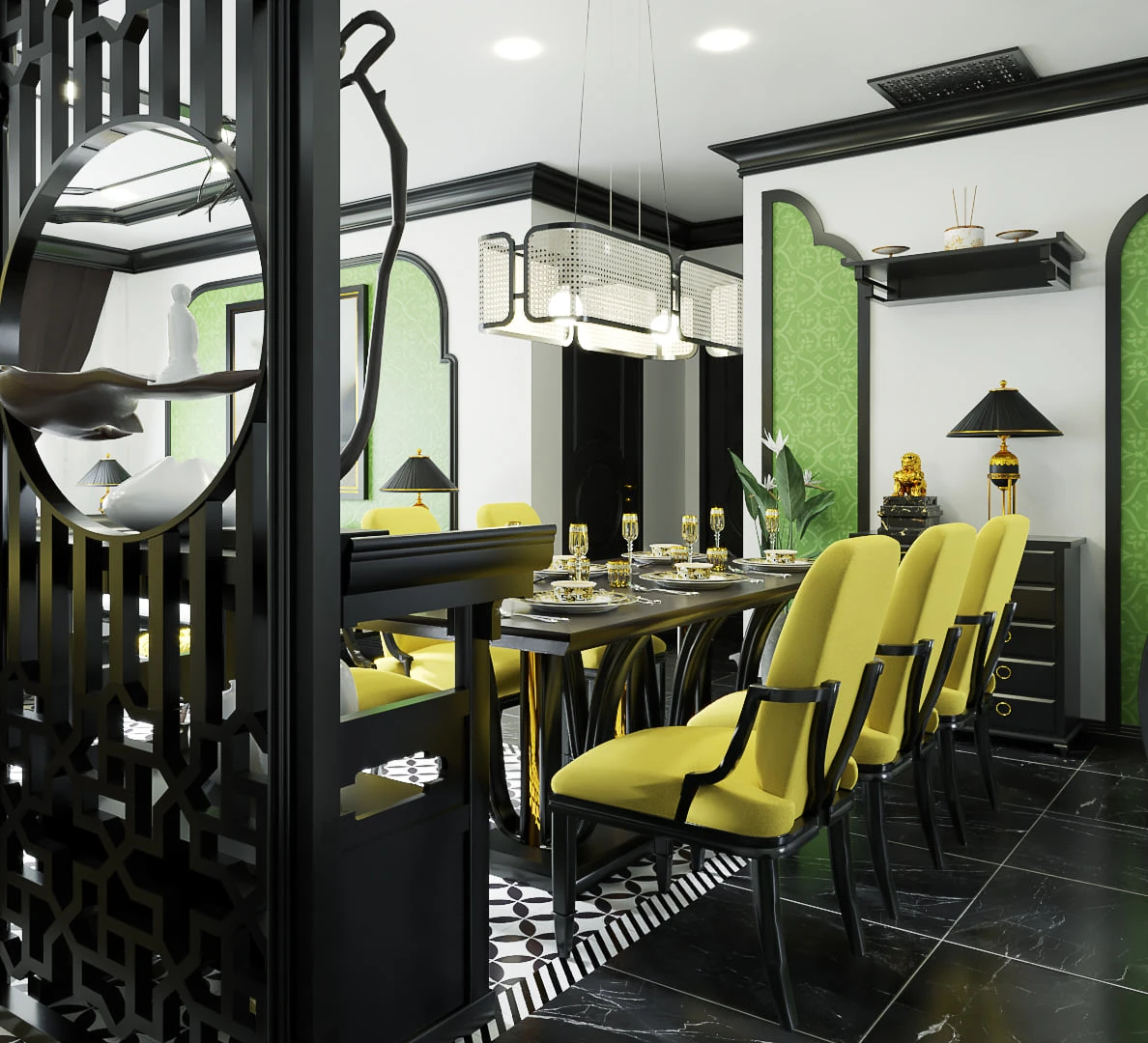 SketchUp Free Living Room Indochine Vray Free Sketchup Scene Download ID 100000300 (Duy Giang)