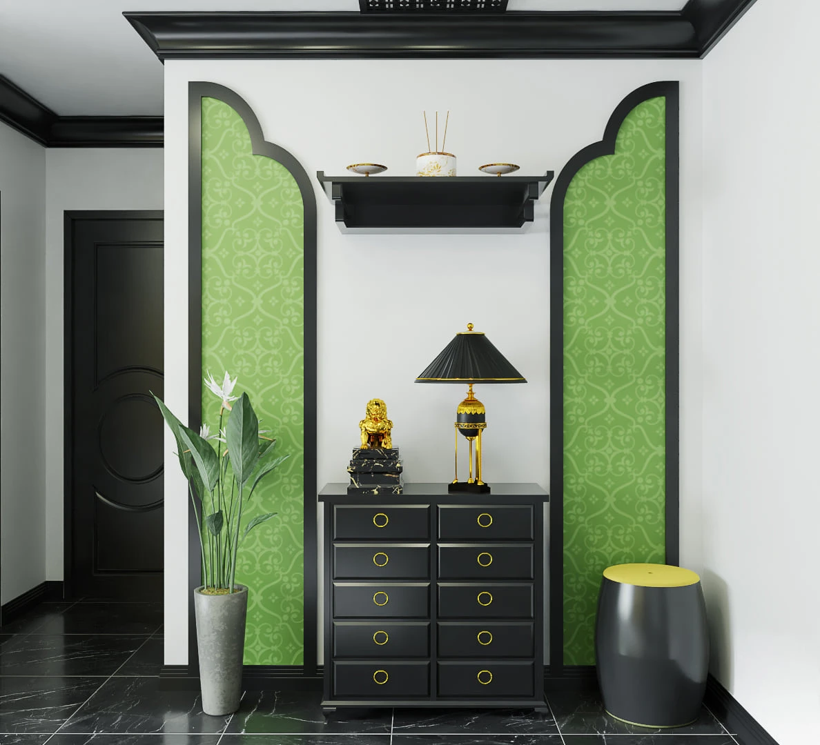 SketchUp Free Living Room Indochine Vray Free Sketchup Scene Download ID 100000300 (Duy Giang)