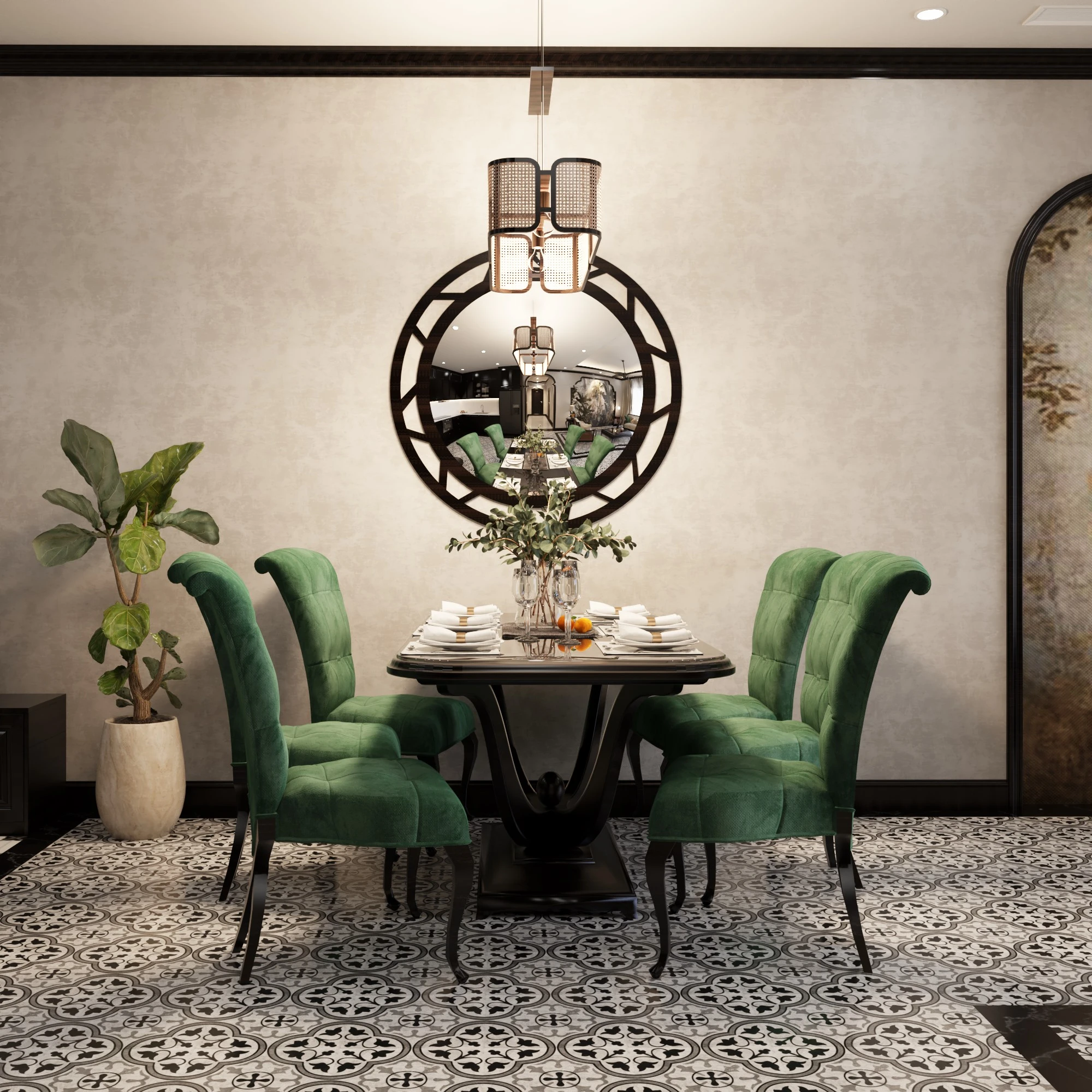 SketchUp Free Living Room Indochine Vray Sketchup Model Download Free ID 100000312 (Nguyen Truong)