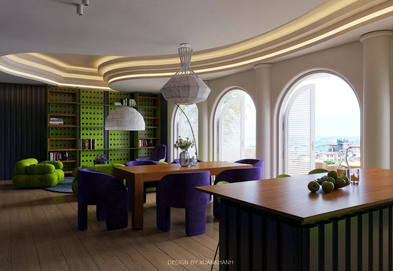 Living Room Modern 3D Model Free Download SketchUp ID 100000355 (Xuan Khanh)