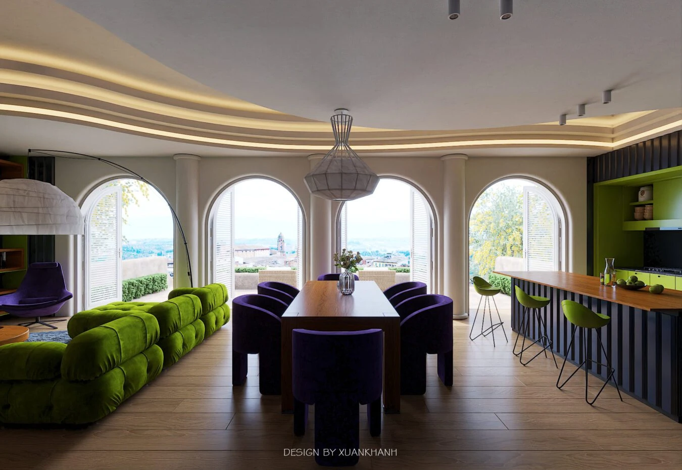 Living Room Modern 3D Model Free Download SketchUp ID 100000355 (Xuan Khanh)