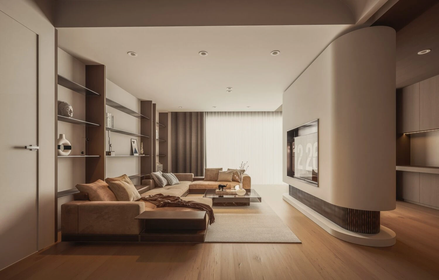 SketchUp Free Living Room Modern D5 3D Model Free Download SketchUp ID 100000415 (Thanh Tung)