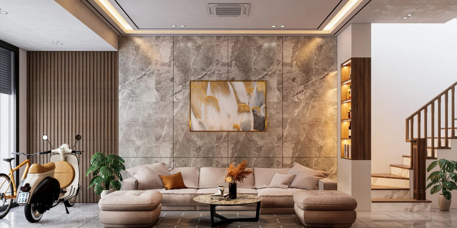 Living Room Modern Enscape 3D Model Free Download SketchUp ID 100000385 (Sang Nguyen)