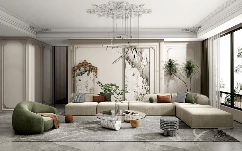 Living Room Modern Enscape Free Download SketchUp Models ID 100000367 (Cuong Covua)