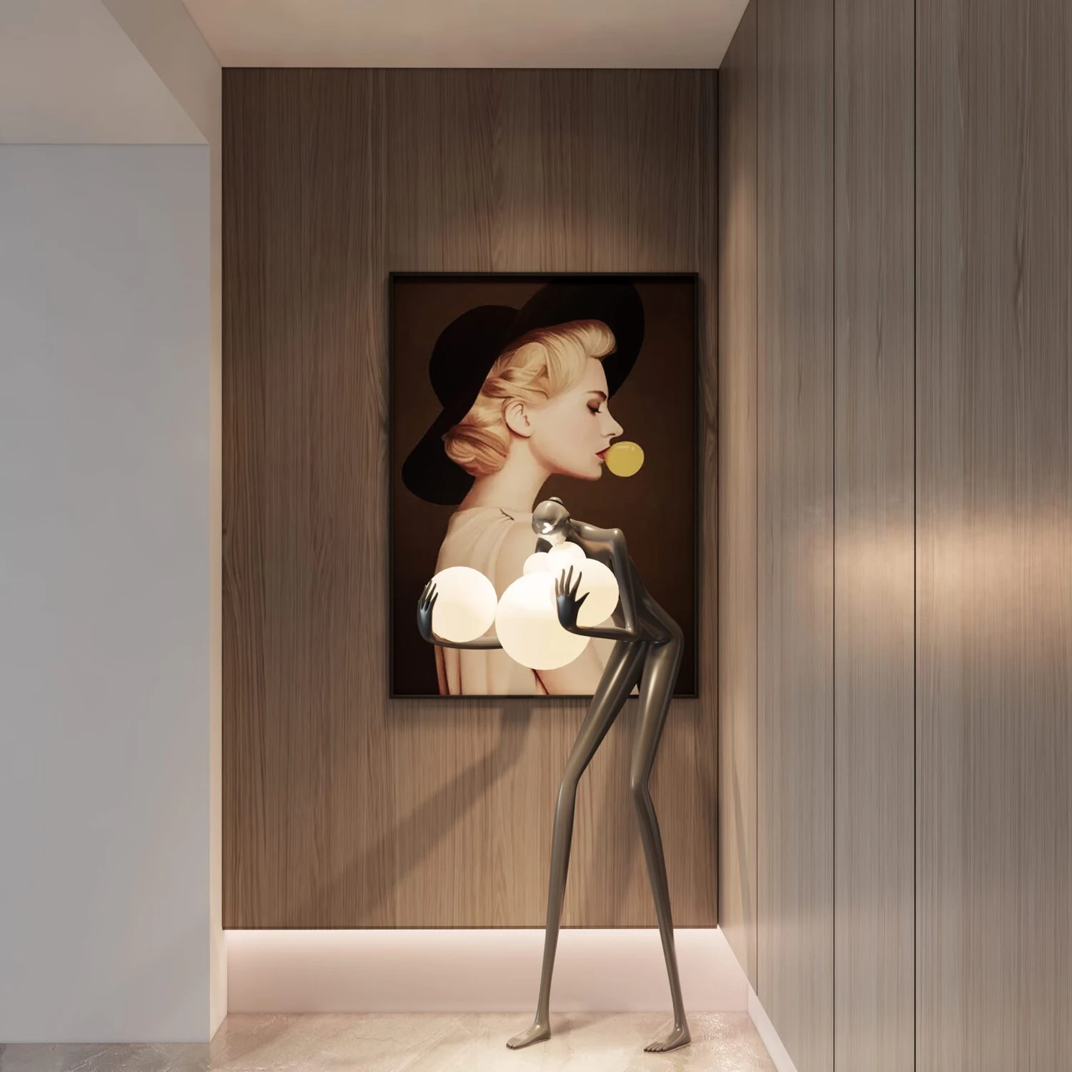 SketchUp Free Living Room Modern Enscape SketchUp Model Download Free ID 100000409 (Phan Duc Luong)