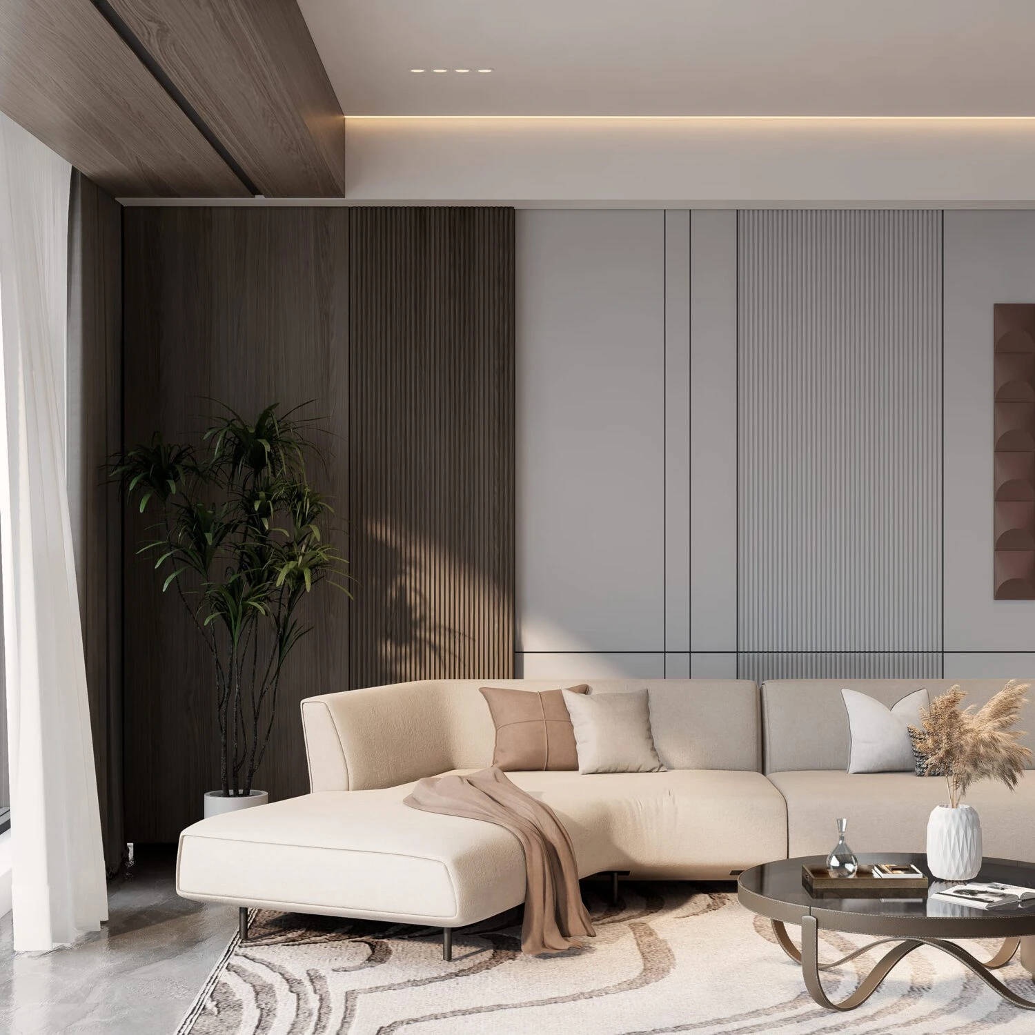 SketchUp Free Living Room Modern Enscape SketchUp Model Download Free ID 100000409 (Phan Duc Luong)