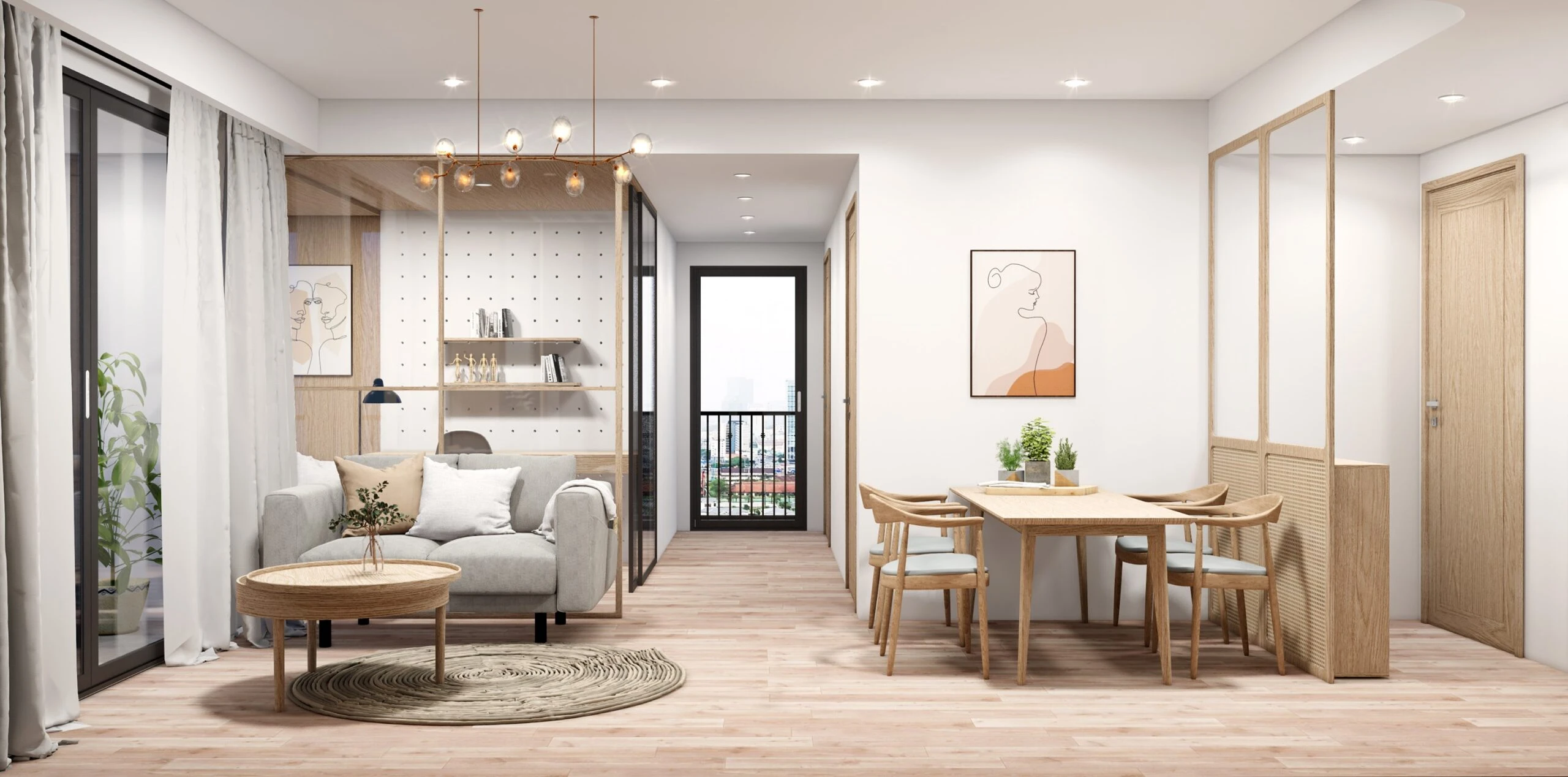 SketchUp Free Living Room Modern Free Sketchup Scene Download ID 100000210 (Quang Trung)