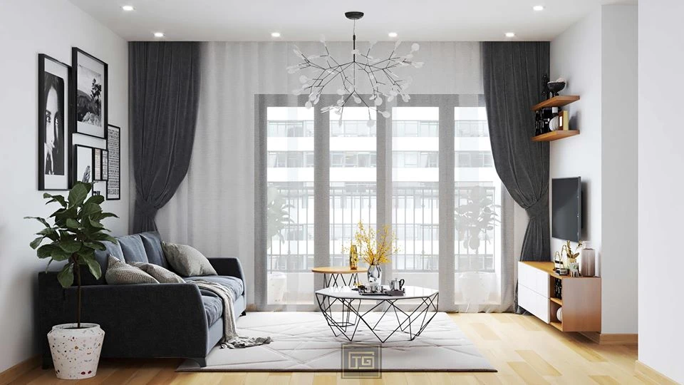 SketchUp Free Living Room Modern Sketchup Scene Free Download ID 100000204 (Xuan Khanh)