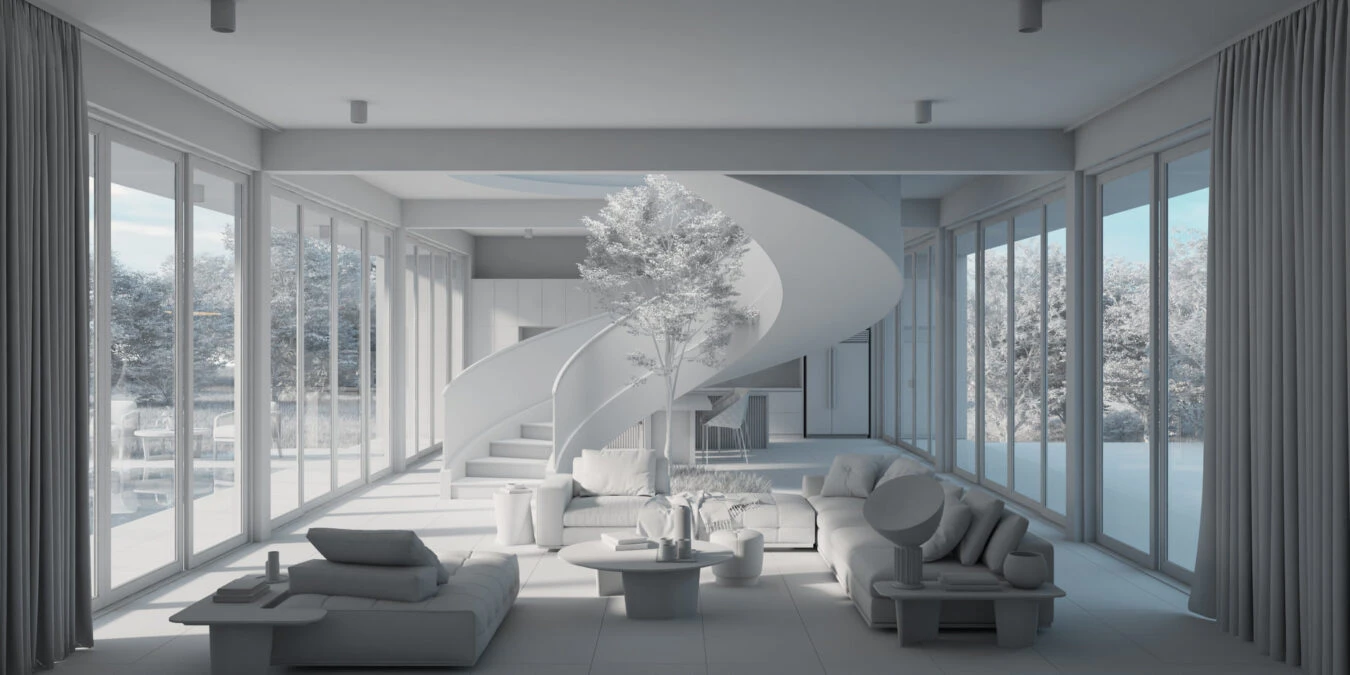 SketchUp Free Living Room Modern Vray Enscape Model Free Download ID 100000288 (Ngo Hai)