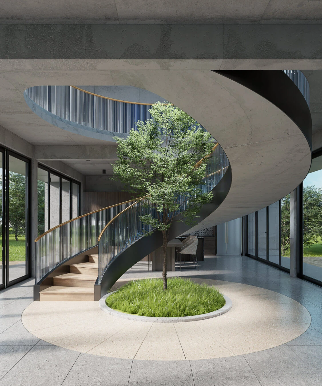 SketchUp Free Living Room Modern Vray Enscape Model Free Download ID 100000288 (Ngo Hai)