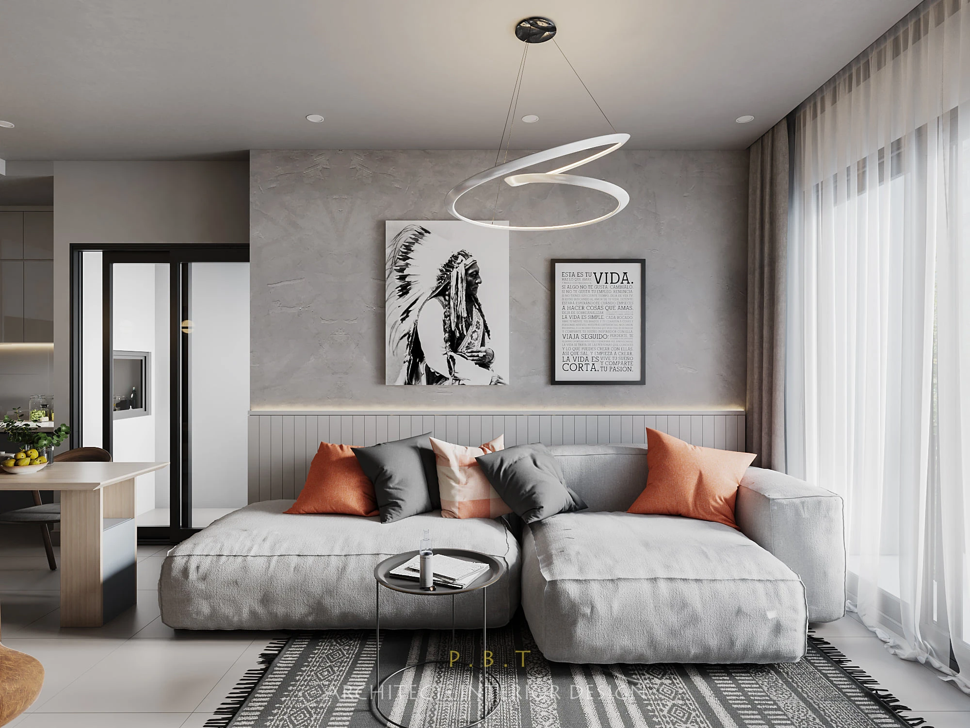 Living Room Modern Vray Free Sketchup Scene Download ID 100000240 (Pham Bao Toan)