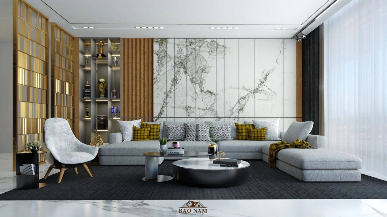Living Room Modern Vray Sketchup Scene Free Download ID 100000294 (Bao Lan Nguyen)