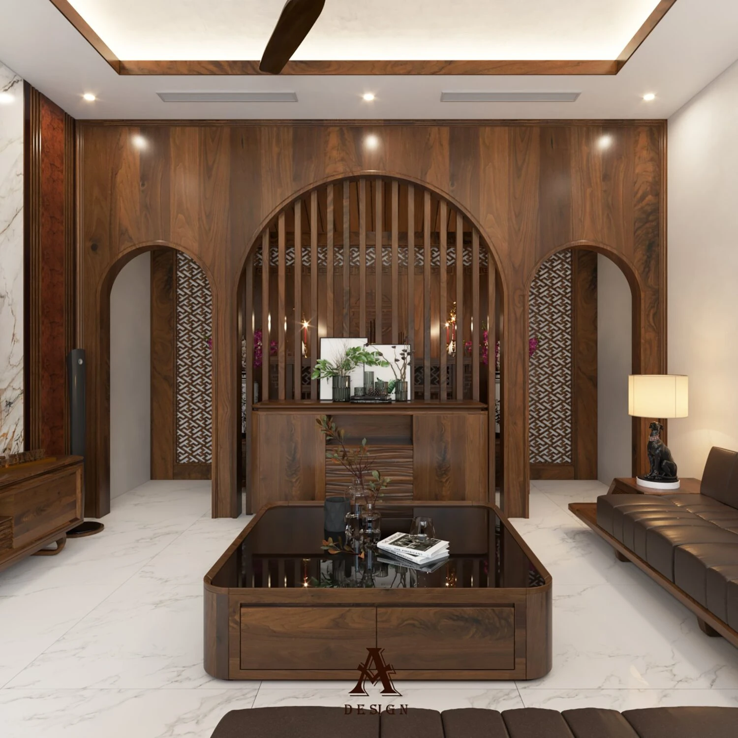 Living Room SketchUp Model Download Vray Modern Free ID 100000369 (An Doan)