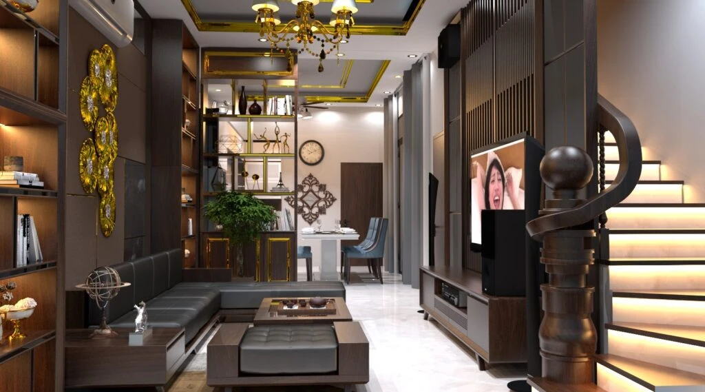 SketchUp Free Living Room SketchUp Model Free Download Vray Modern ID 100000332 (Bui Duy Thuong)