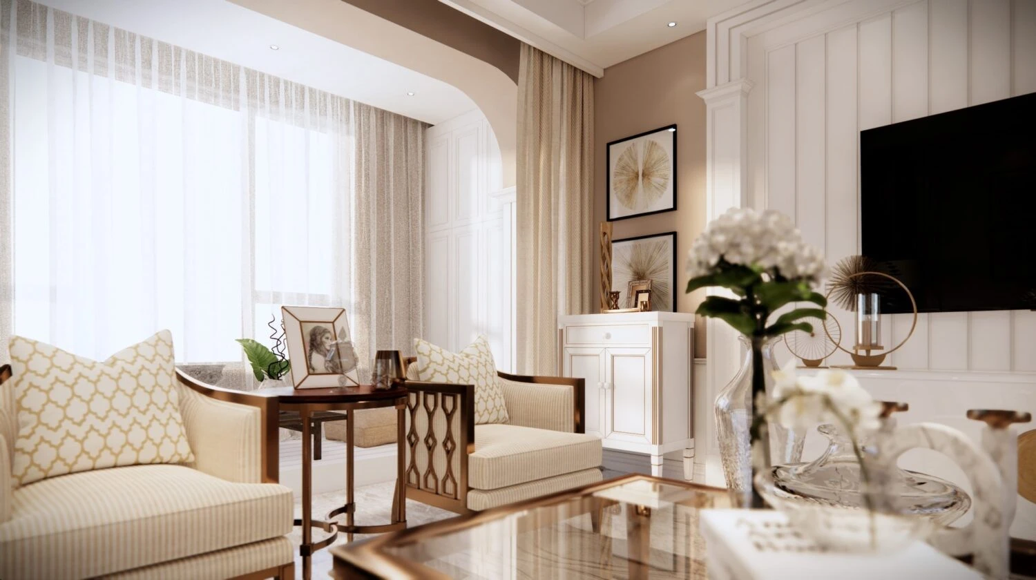 Living Room SketchUp Model Free Enscape Modern Download ID 100000381 (Nguyen Dat)