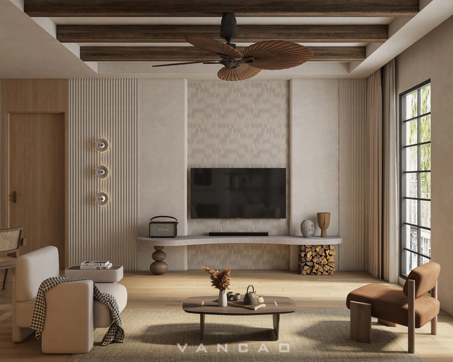 SketchUp Free Living Room SketchUp Model Free Vray Modern Download ID 100000411 (Cao Van Le)