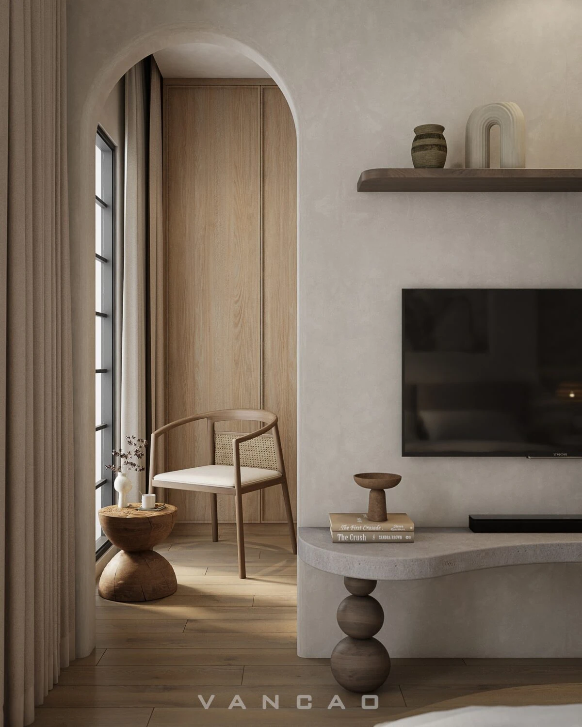 SketchUp Free Living Room SketchUp Model Free Vray Modern Download ID 100000411 (Cao Van Le)