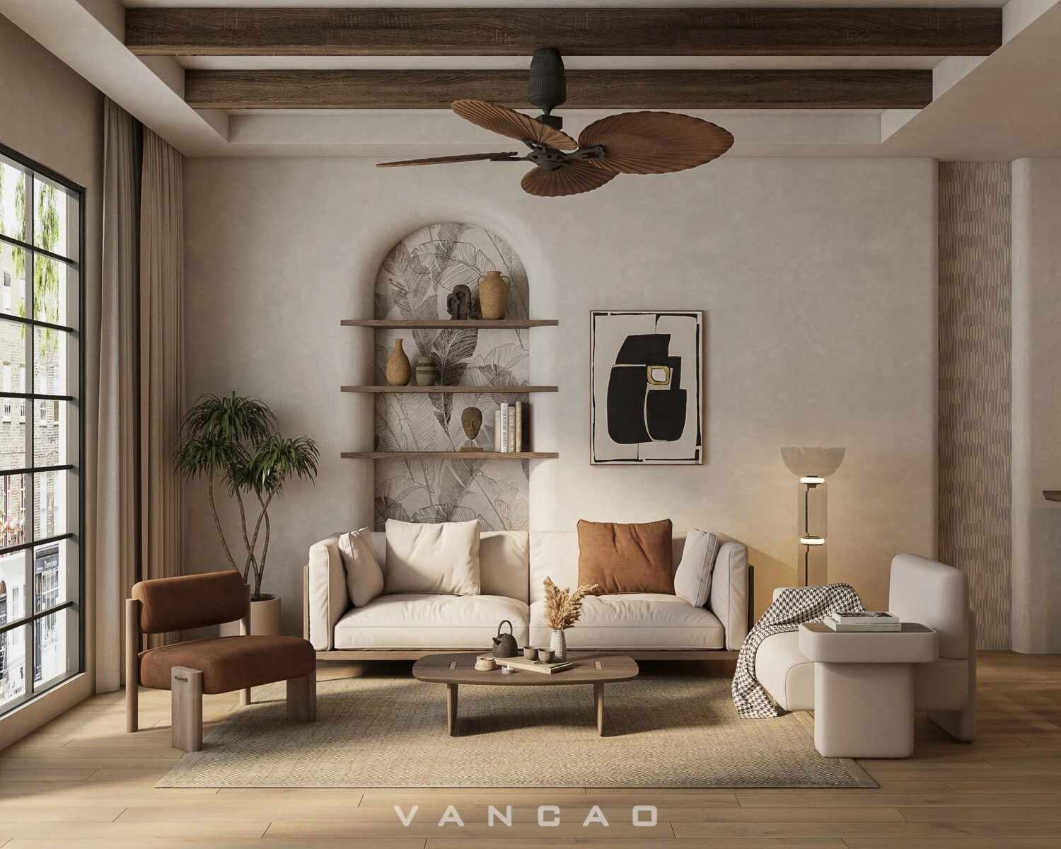 SketchUp Free Living Room SketchUp Model Free Vray Modern Download ID 100000411 (Cao Van Le)