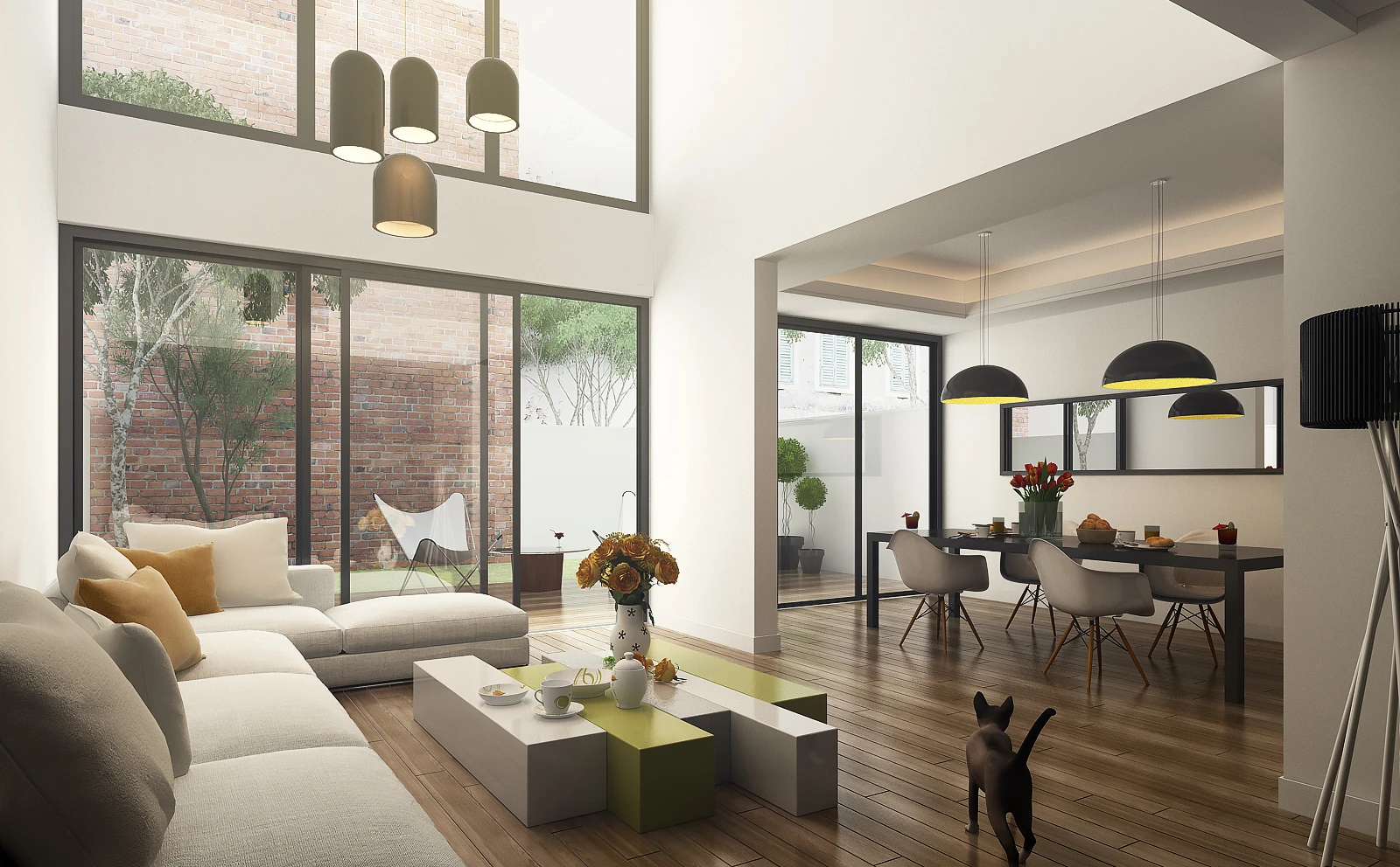 Living Room Sketchup 3D Models Free Download Modern ID 100000243 (Dong Nguyen Van)