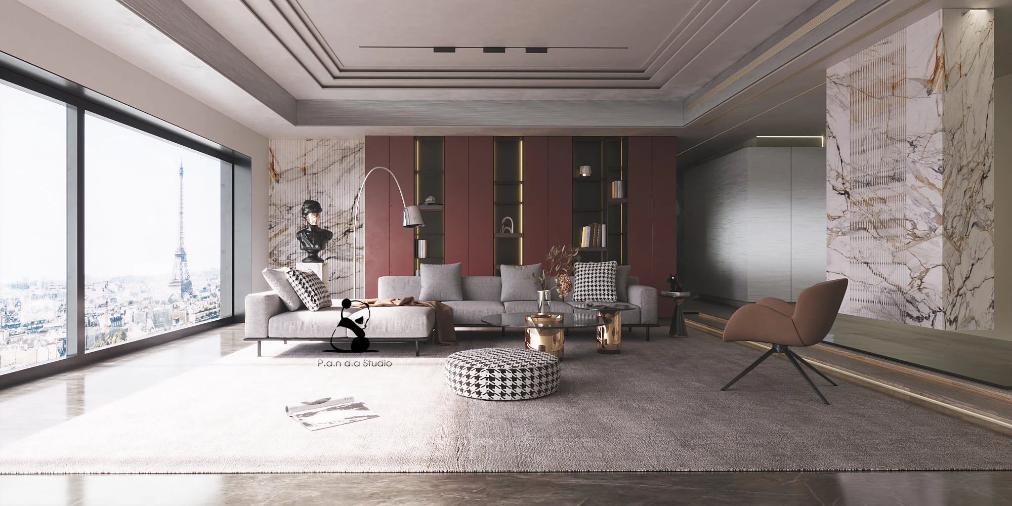 Living Room Sketchup Model Download Modern Free ID 100000242 (Kha Vi)