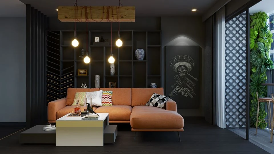 Living Room Sketchup Model Download Vray Modern Free ID 100000152 (Binh Nguyen)