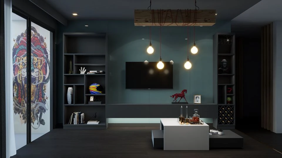 Living Room Sketchup Model Download Vray Modern Free ID 100000152 (Binh Nguyen)