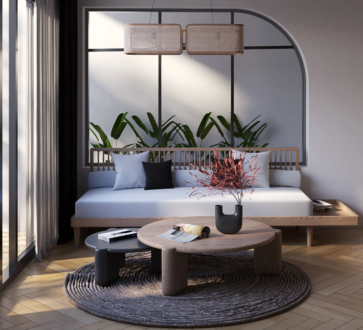 SketchUp Free Living Room Sketchup Model Download Vray Modern Free ID 100000302 (Duy Giangg)