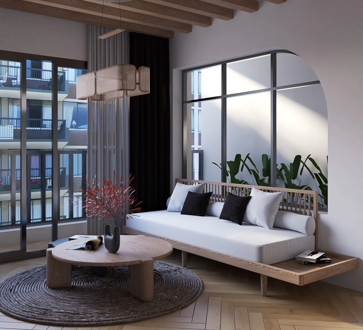 SketchUp Free Living Room Sketchup Model Download Vray Modern Free ID 100000302 (Duy Giangg)