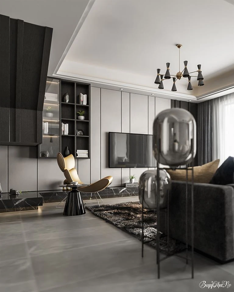 Living Room Sketchup Model Free Download Modern ID 100000146 (Long Bup)