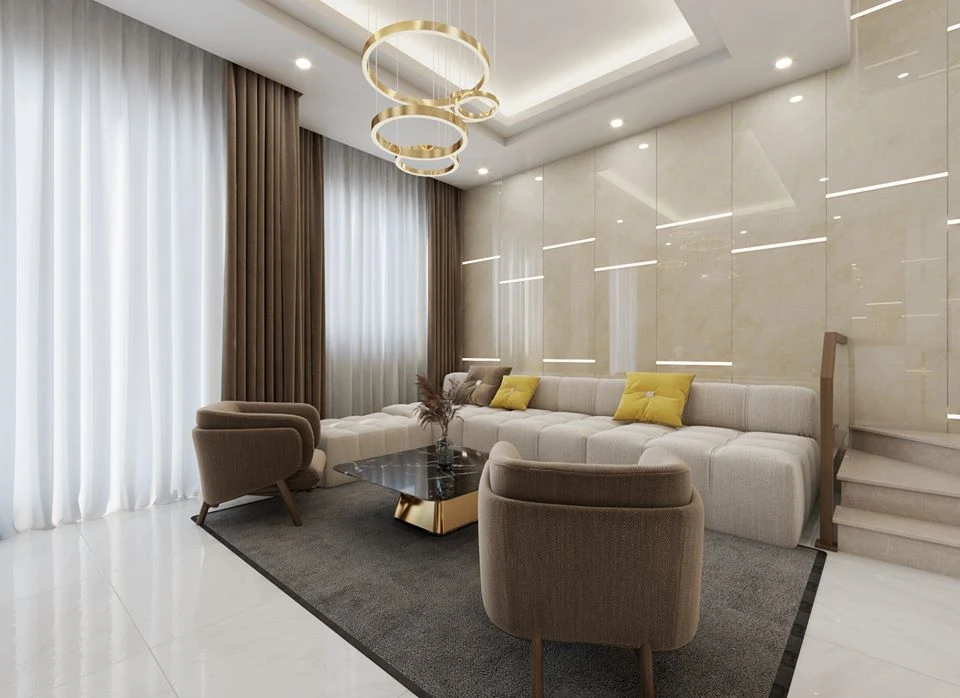 SketchUp Free Living Room Sketchup Model Free Download Modern ID 100000206 (Vo Tien Dat)