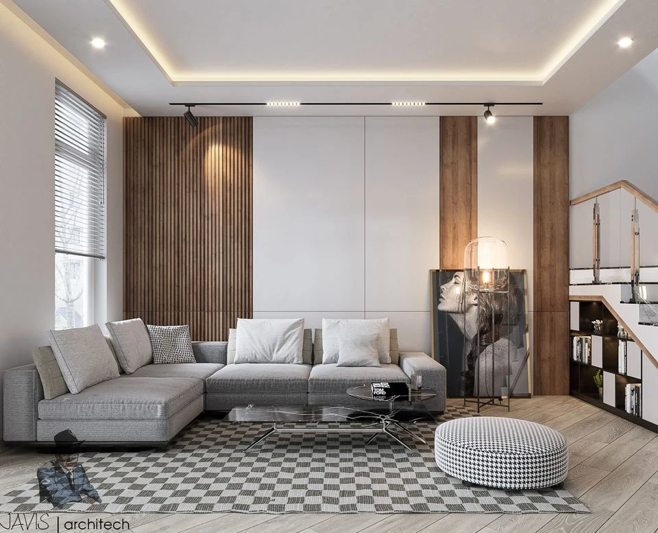 Living Room Sketchup Model Free Download Vray Modern ID 100000236 (Hoang Thang)